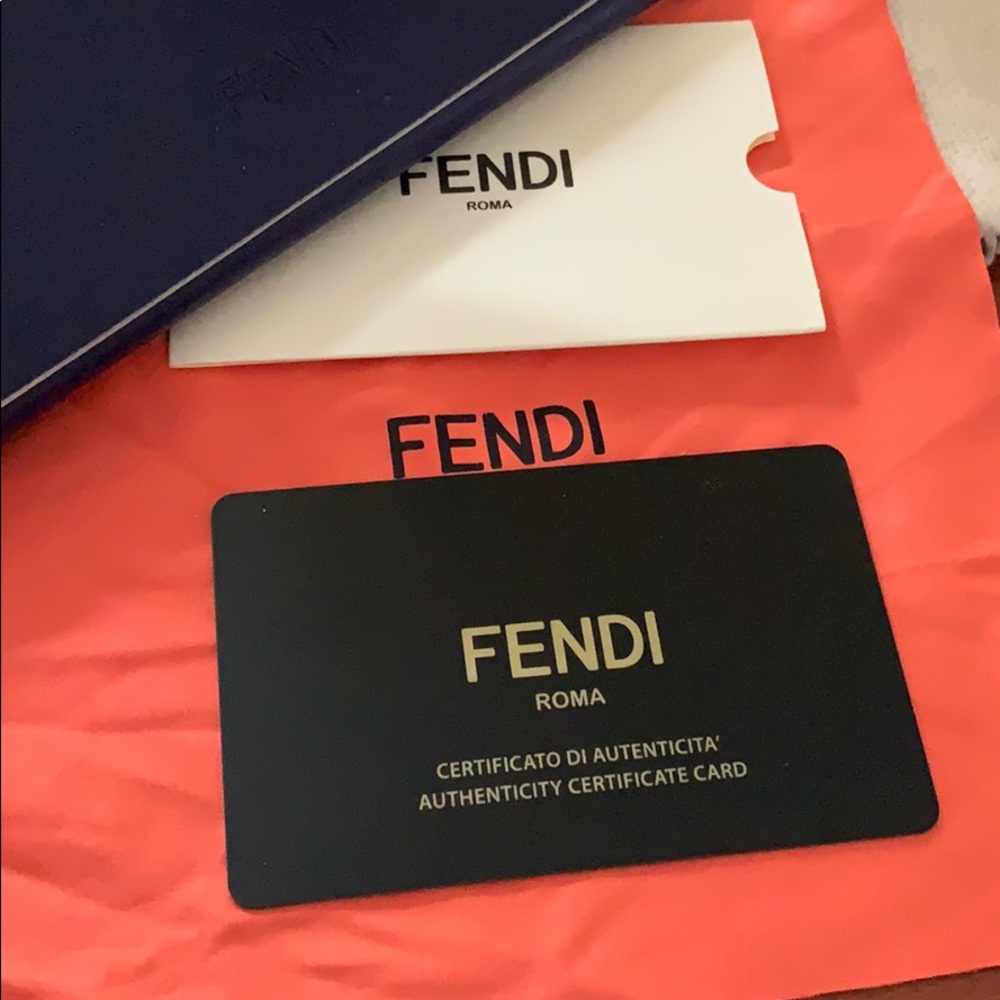 Fendi Two-Tone Studded Square Sunglasses - Picture 3 of 8